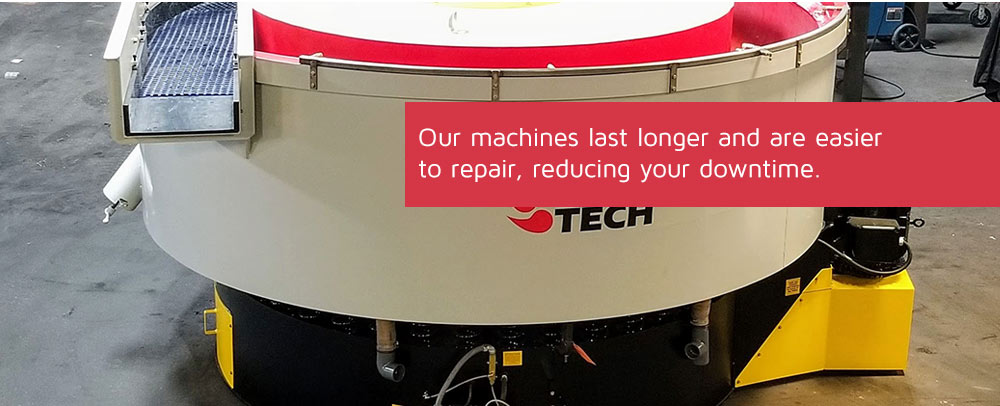 Our machines last longer and are easier to repair, reducing your downtime.